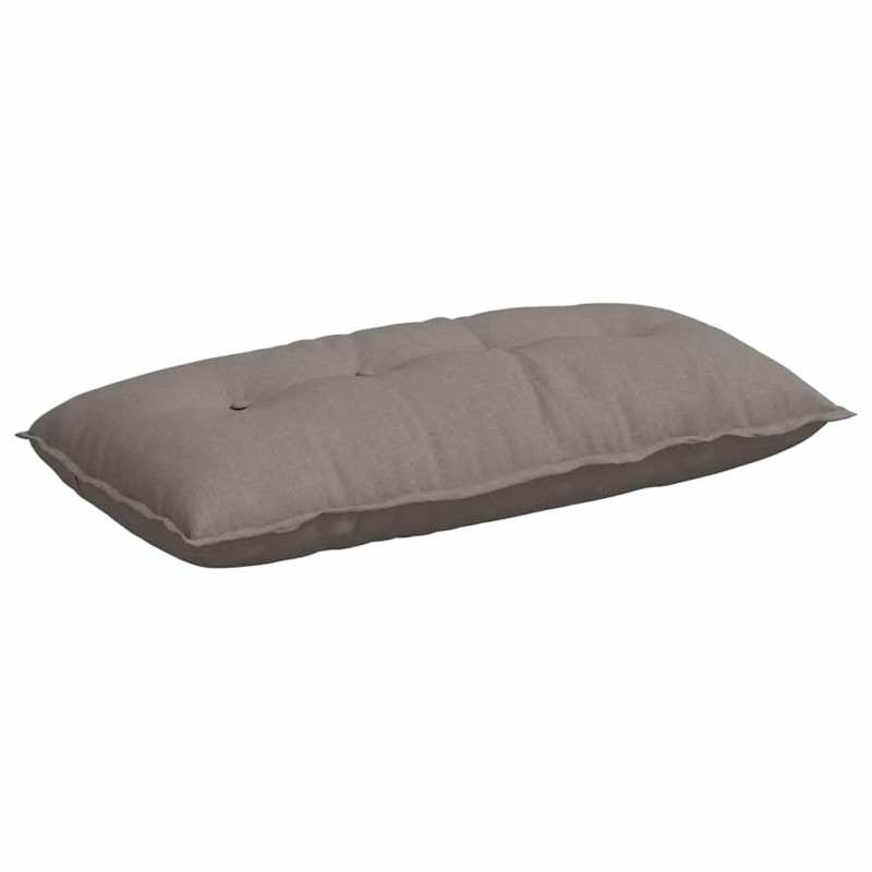 vidaXL Μαξιλάρι Πλάτης Taupe 100 x 19 x 50 εκ ύφασμα