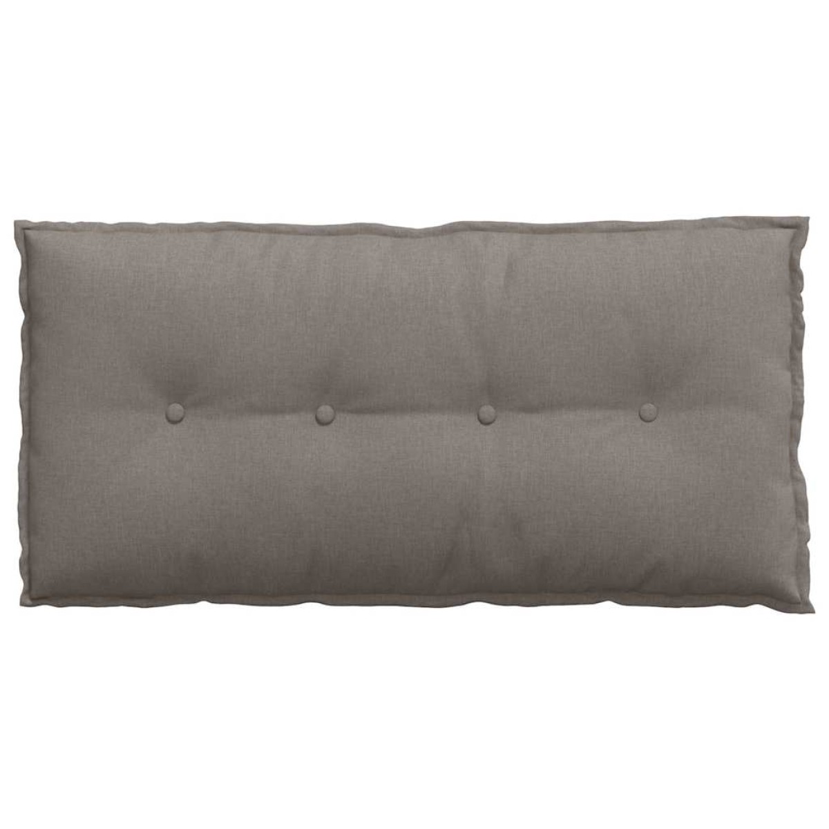 vidaXL Μαξιλάρι Πλάτης Taupe 100 x 19 x 50 εκ ύφασμα