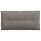 vidaXL Μαξιλάρι Πλάτης Taupe 100 x 19 x 50 εκ ύφασμα