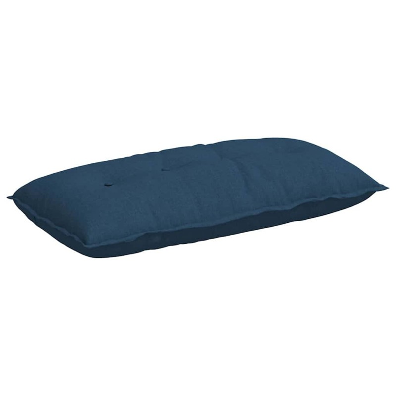 vidaXL Μαξιλάρι Πλάτης Μπλε 100 x 19 x 50 εκ ύφασμα