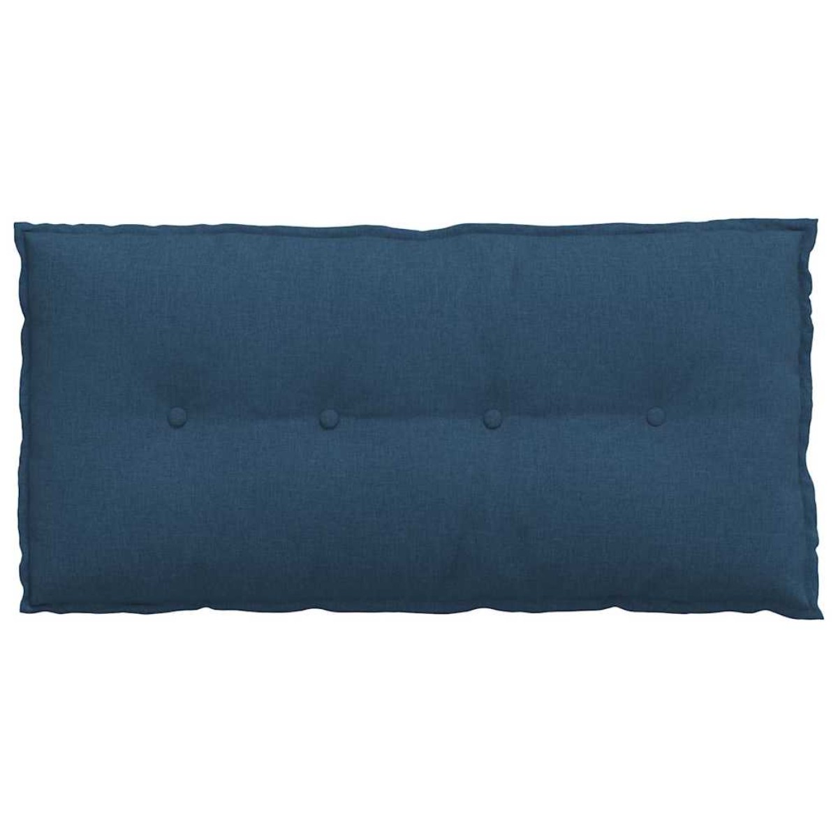 vidaXL Μαξιλάρι Πλάτης Μπλε 100 x 19 x 50 εκ ύφασμα