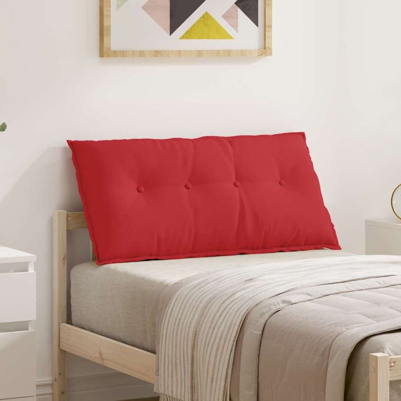vidaXL Μαξιλάρι Πλάτης Κόκκινο 100 x 19 x 50 εκ ύφασμα