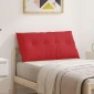 vidaXL Μαξιλάρι Πλάτης Κόκκινο 100 x 19 x 50 εκ ύφασμα