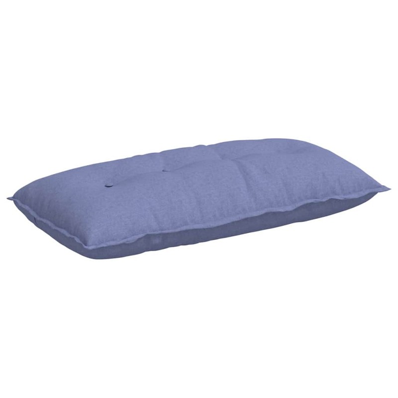 vidaXL Μαξιλάρι Πλάτης Μπλε τζην 100 x 19 x 50 εκ ύφασμα