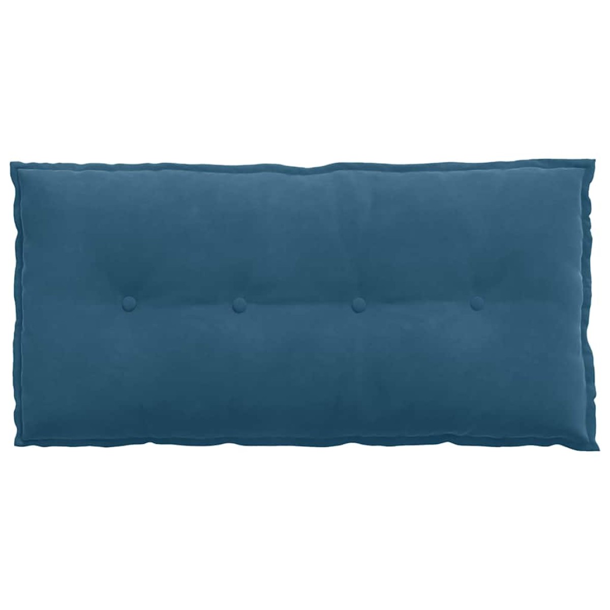vidaXL Μαξιλάρι Πλάτης Μπλε 100 x 50 cm Υφασμάτινο Κορντουρά