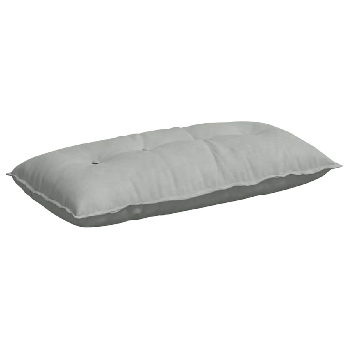 vidaXL Μαξιλάρι Πλάτης Ανοιχτό γκρι 100 x 50 cm Υφασμάτινο Κορντουρά