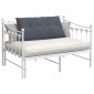 vidaXL Μαξιλάρι Πλάτης Σκούρο Γκρι 100 x 50 cm Υφασμάτινο Κορντουρά