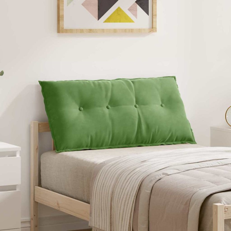 vidaXL Μαξιλάρι Πλάτης Ανοιχτό Πράσινο 100 x 50 cm