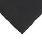 vidaXL Μαξιλάρι Πλάτης Μαύρο 100 x 50 cm Υφασμάτινο Κορντουρά