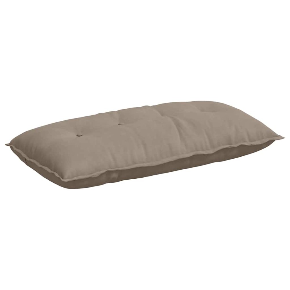 vidaXL Μαξιλάρι Πλάτης Taupe 100 x 50 cm Ύφασμα Μικροΐνας