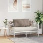 vidaXL Μαξιλάρι Πλάτης Taupe 100 x 50 cm Ύφασμα Μικροΐνας