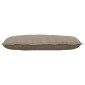 vidaXL Μαξιλάρι Πλάτης Taupe 100 x 50 cm Ύφασμα Μικροΐνας