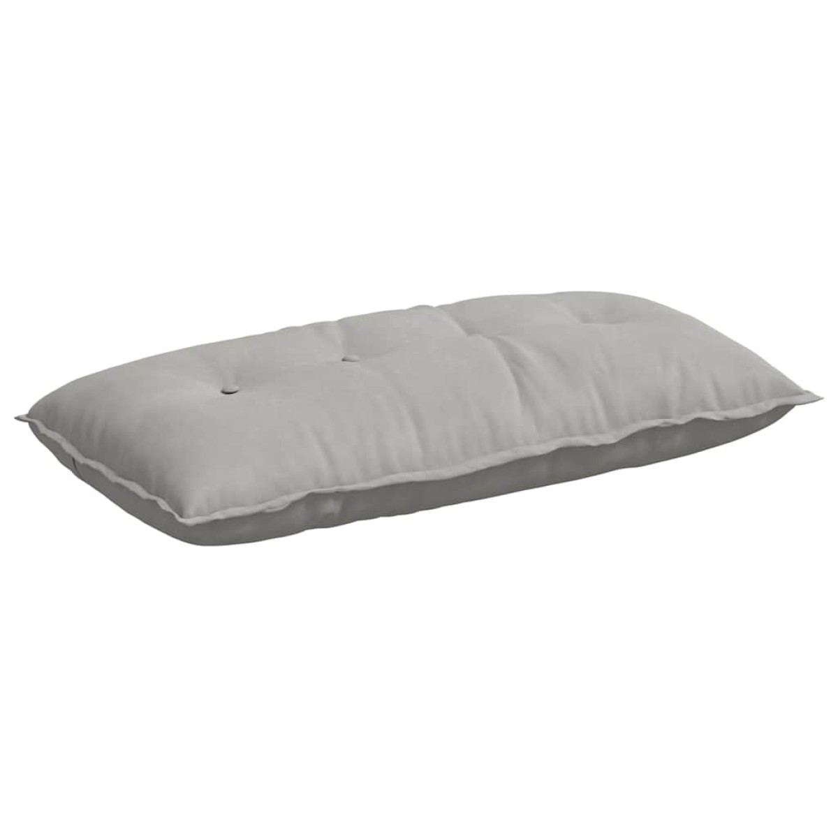 vidaXL Μαξιλάρι Πλάτης Ανοιχτό γκρι 100 x 50 cm Ύφασμα Μικροΐνας