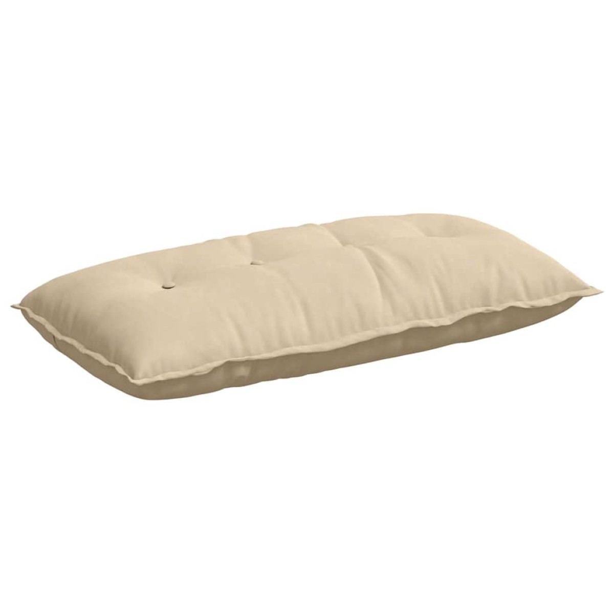 vidaXL Μαξιλάρι Πλάτης Κρεμ 100 x 50 cm Ύφασμα Μικροΐνας
