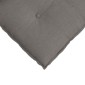 vidaXL Μαξιλάρι Πλάτης Ανοιχτό γκρι 100 x 50 cm Υφασμάτινο Κορντουρά