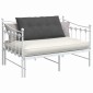 vidaXL Μαξιλάρι Πλάτης Σκούρο Γκρι 100 x 50 cm Υφασμάτινο Κορντουρά