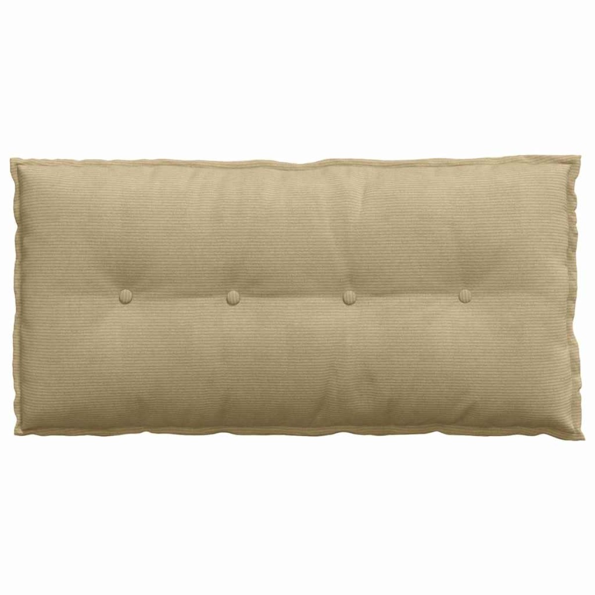 vidaXL Μαξιλάρι Πλάτης Γκρι Πράσινο 100 x 50 cm Υφασμάτινο Κορντουρά