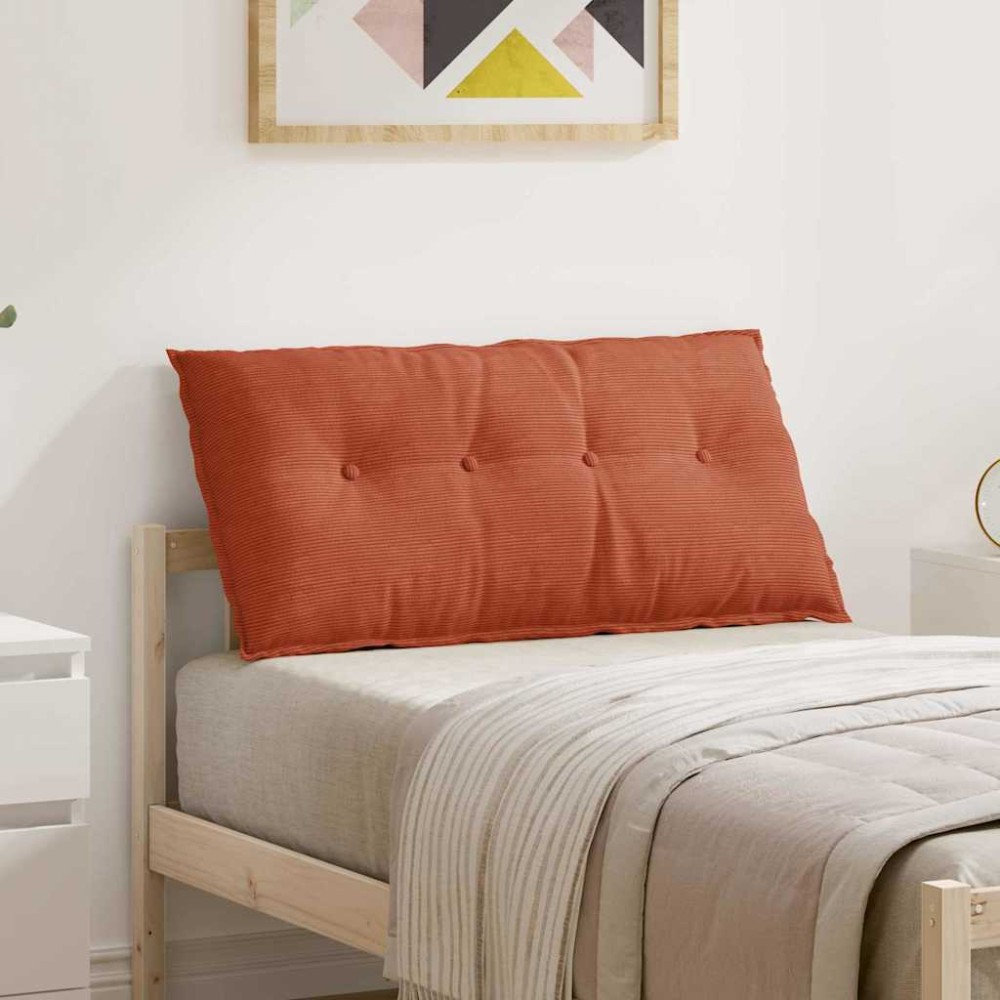 vidaXL Μαξιλάρι Πλάτης Κόκκινο Πορτοκαλί 100 x 50 cm