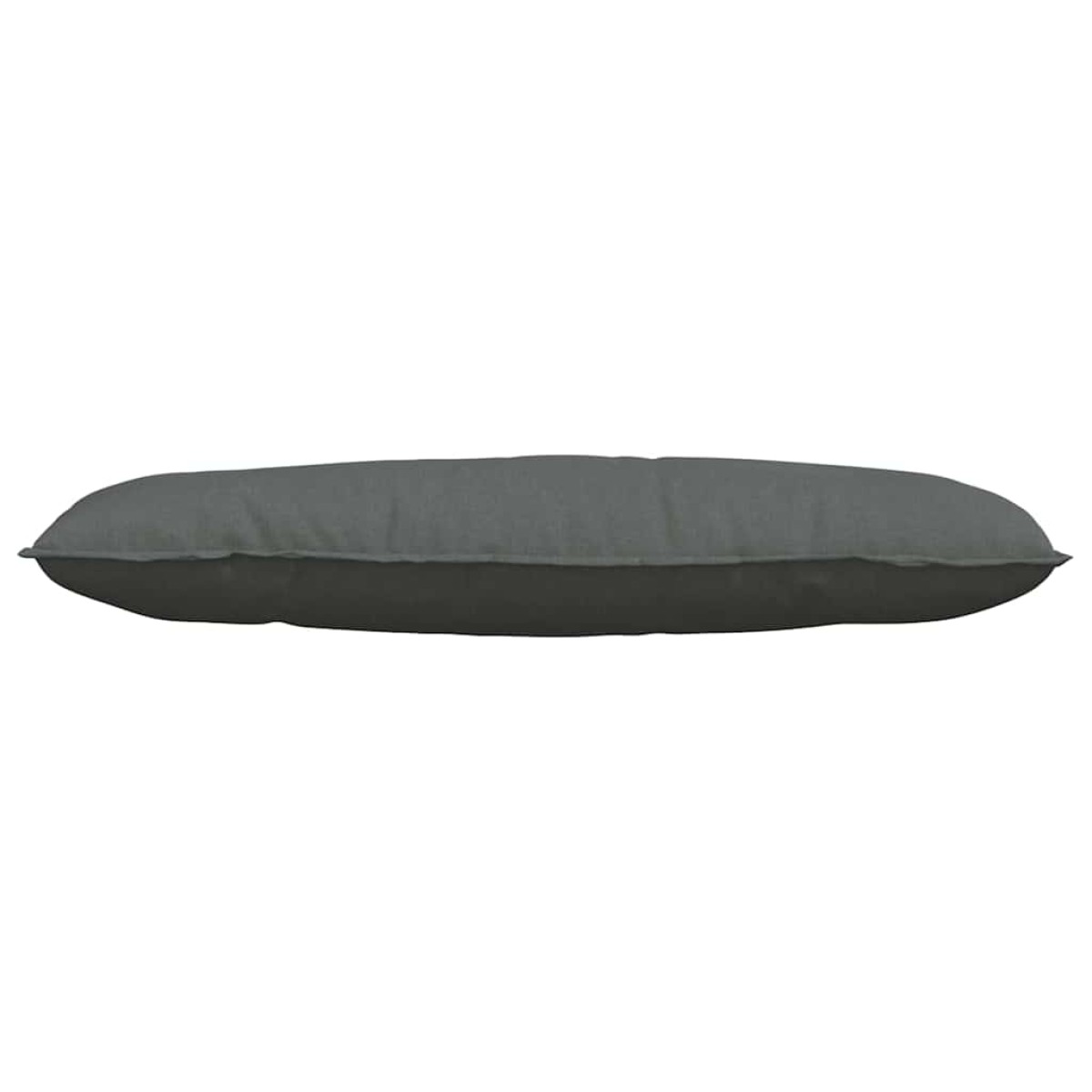 vidaXL Μαξιλάρι Πλάτης Σκούρο Γκρι 120 x 19 x 50 εκ ύφασμα