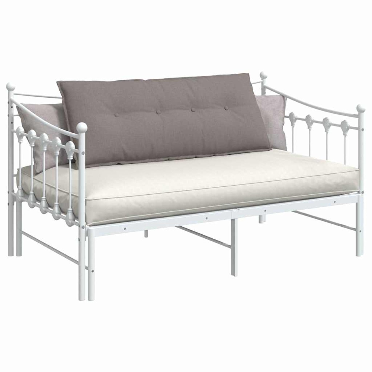 vidaXL Μαξιλάρι Πλάτης Taupe 120 x 19 x 50 εκ ύφασμα