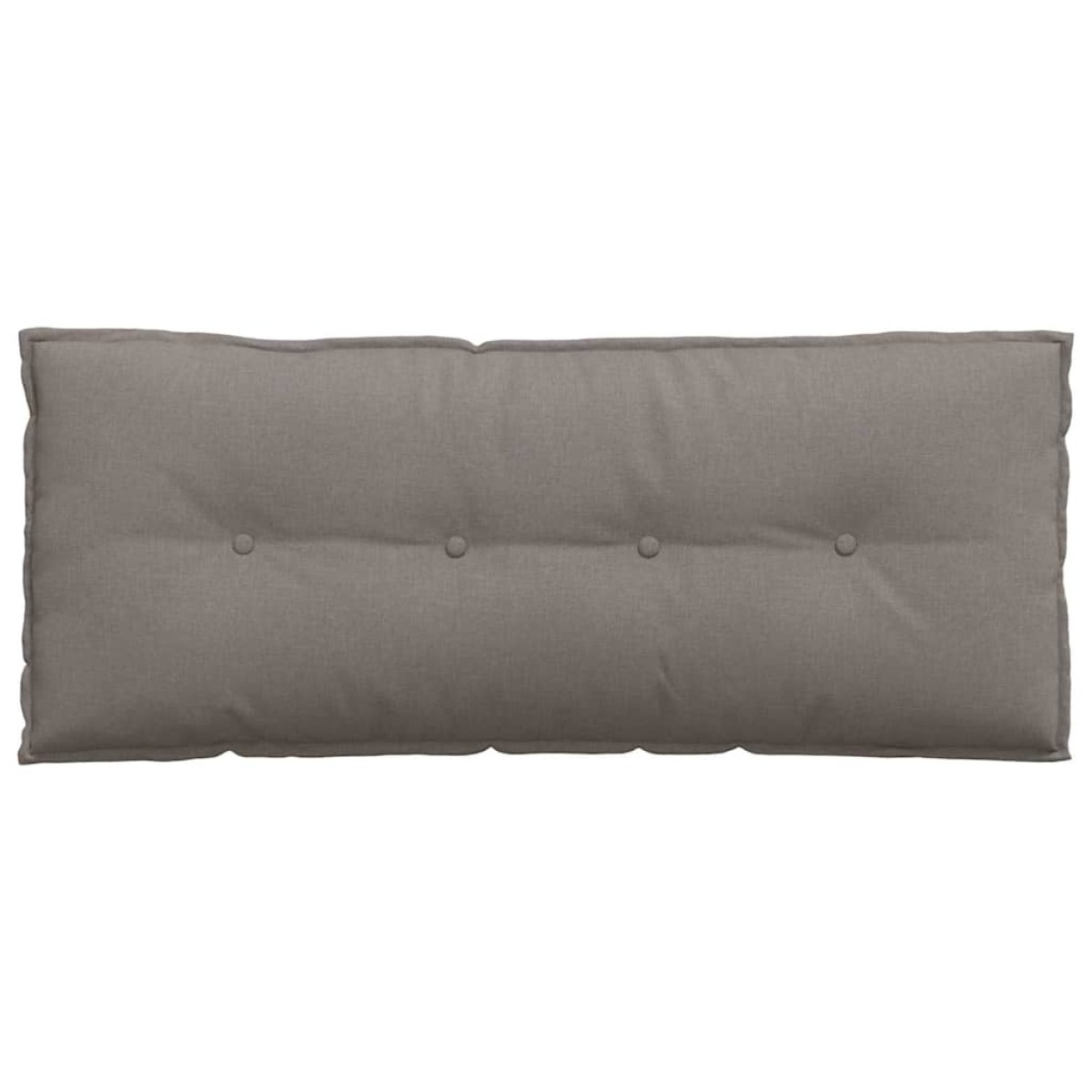 vidaXL Μαξιλάρι Πλάτης Taupe 120 x 19 x 50 εκ ύφασμα
