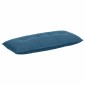 vidaXL Μαξιλάρι Πλάτης Μπλε 120 x 50 cm Υφασμάτινο Κορντουρά
