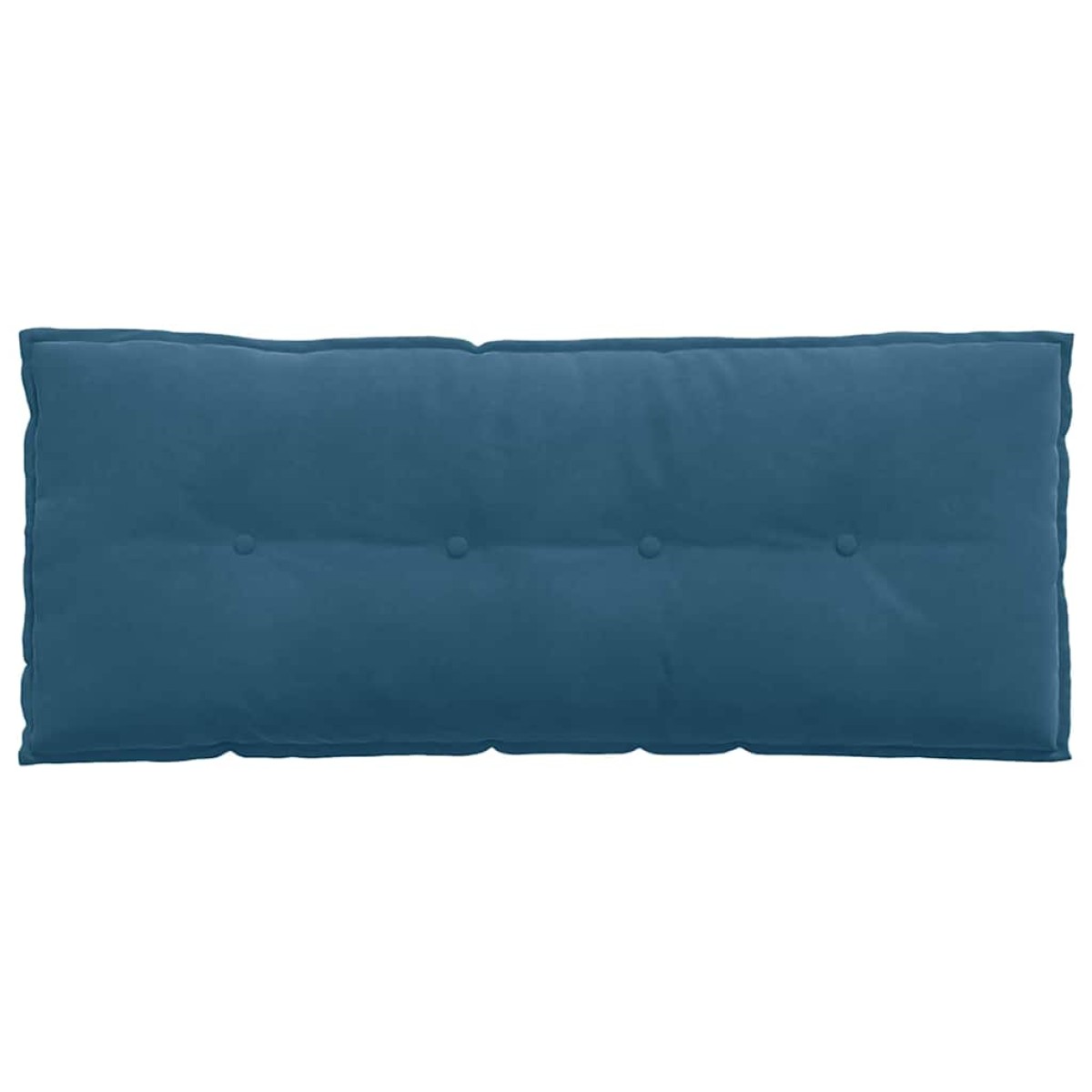 vidaXL Μαξιλάρι Πλάτης Μπλε 120 x 50 cm Υφασμάτινο Κορντουρά