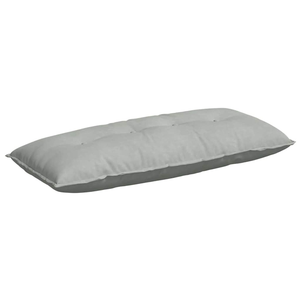 vidaXL Μαξιλάρι Πλάτης Ανοιχτό γκρι 120 x 50 cm Υφασμάτινο Κορντουρά