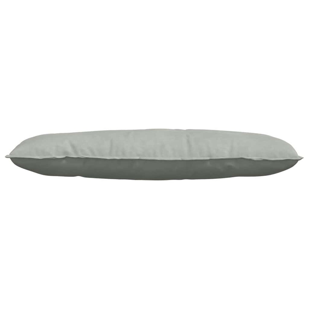 vidaXL Μαξιλάρι Πλάτης Ανοιχτό γκρι 120 x 50 cm Υφασμάτινο Κορντουρά