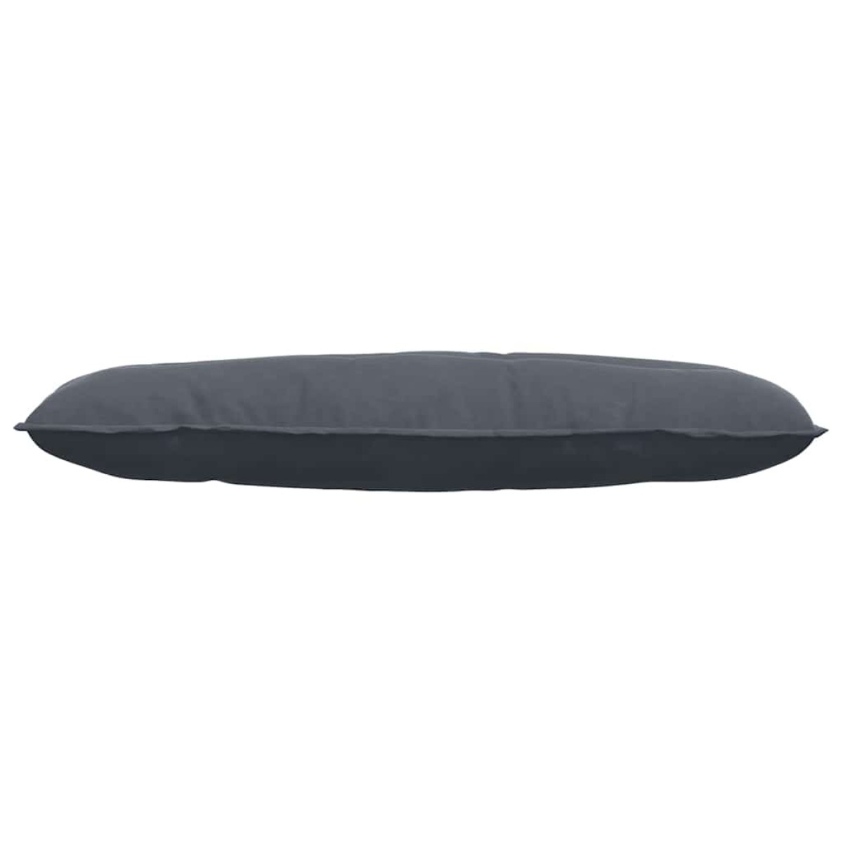 vidaXL Μαξιλάρι Πλάτης Σκούρο Γκρι 120 x 50 cm Υφασμάτινο Κορντουρά