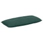 vidaXL Μαξιλάρι Πλάτης Σκούρο Πράσινο 120 x 50 cm Υφασμάτινο Κορντουρά