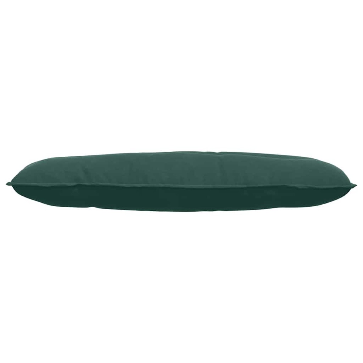 vidaXL Μαξιλάρι Πλάτης Σκούρο Πράσινο 120 x 50 cm Υφασμάτινο Κορντουρά