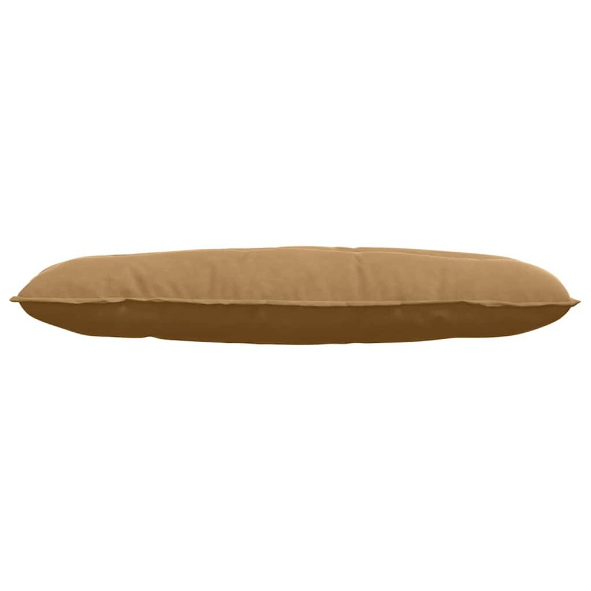 vidaXL Μαξιλάρι Πλάτης Καφέ 120 x 50 cm Υφασμάτινο Κορντουρά