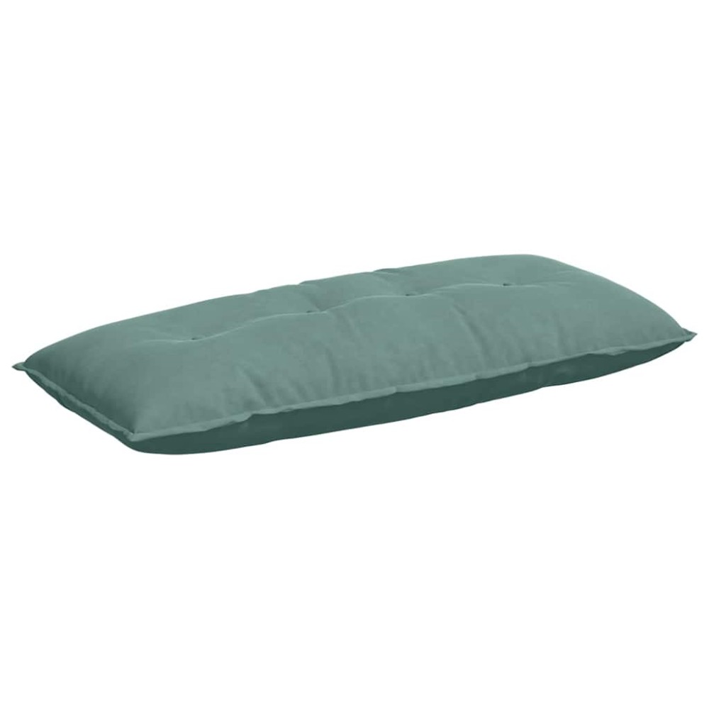 vidaXL Μαξιλάρι Πλάτης Θαλασσί 120 x 50 cm Υφασμάτινο Κορντουρά