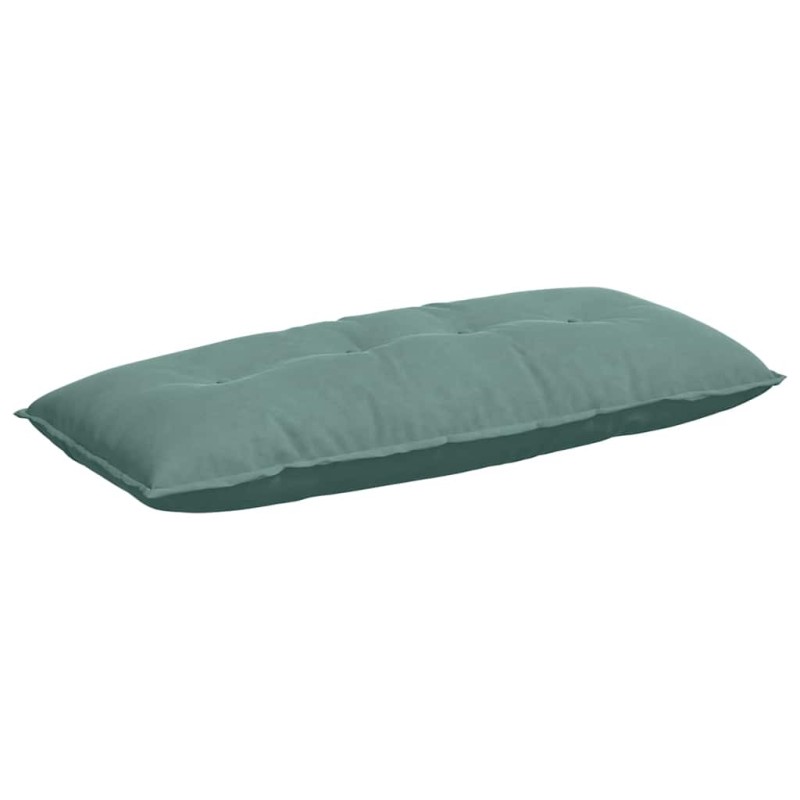 vidaXL Μαξιλάρι Πλάτης Θαλασσί 120 x 50 cm Υφασμάτινο Κορντουρά