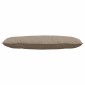 vidaXL Μαξιλάρι Πλάτης Taupe 120 x 50 cm Ύφασμα Μικροΐνας