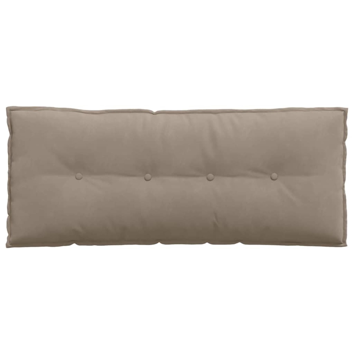 vidaXL Μαξιλάρι Πλάτης Taupe 120 x 50 cm Ύφασμα Μικροΐνας