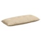vidaXL Μαξιλάρι Πλάτης Κρεμ 120 x 50 cm Ύφασμα Μικροΐνας