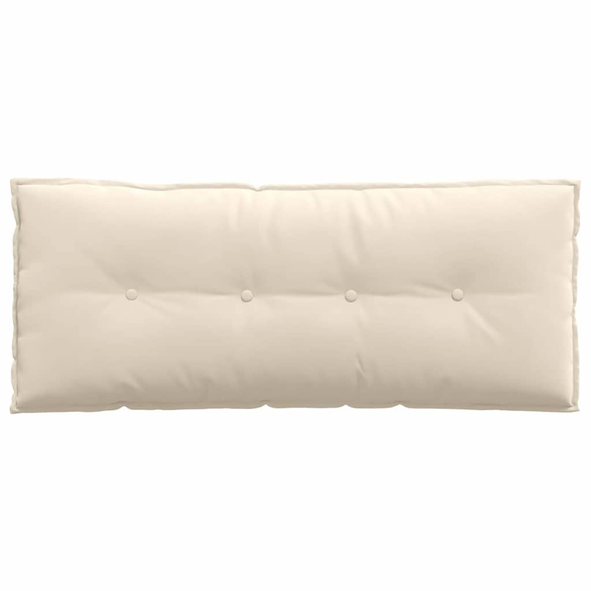 vidaXL Μαξιλάρι Πλάτης Μπεζ 120 x 50 cm Ύφασμα Μικροΐνας