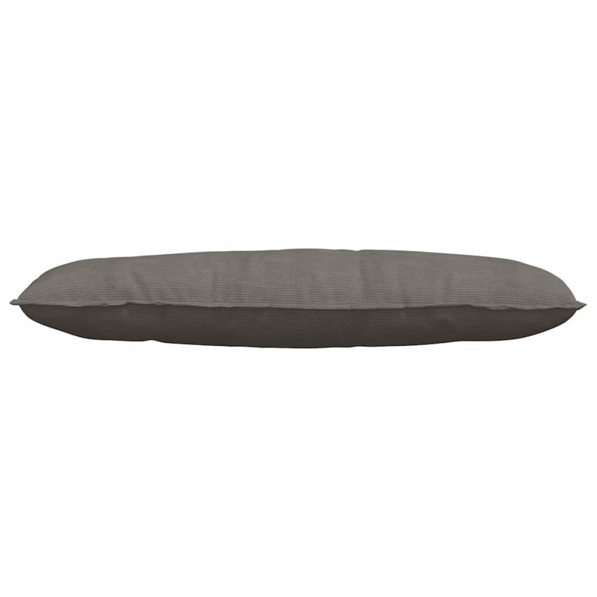 vidaXL Μαξιλάρι Πλάτης Ανοιχτό γκρι 120 x 50 cm Υφασμάτινο Κορντουρά