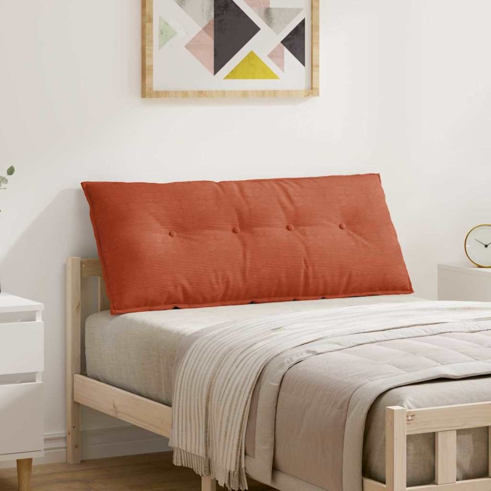 vidaXL Μαξιλάρι Πλάτης Κόκκινο Πορτοκαλί 120 x 50 cm