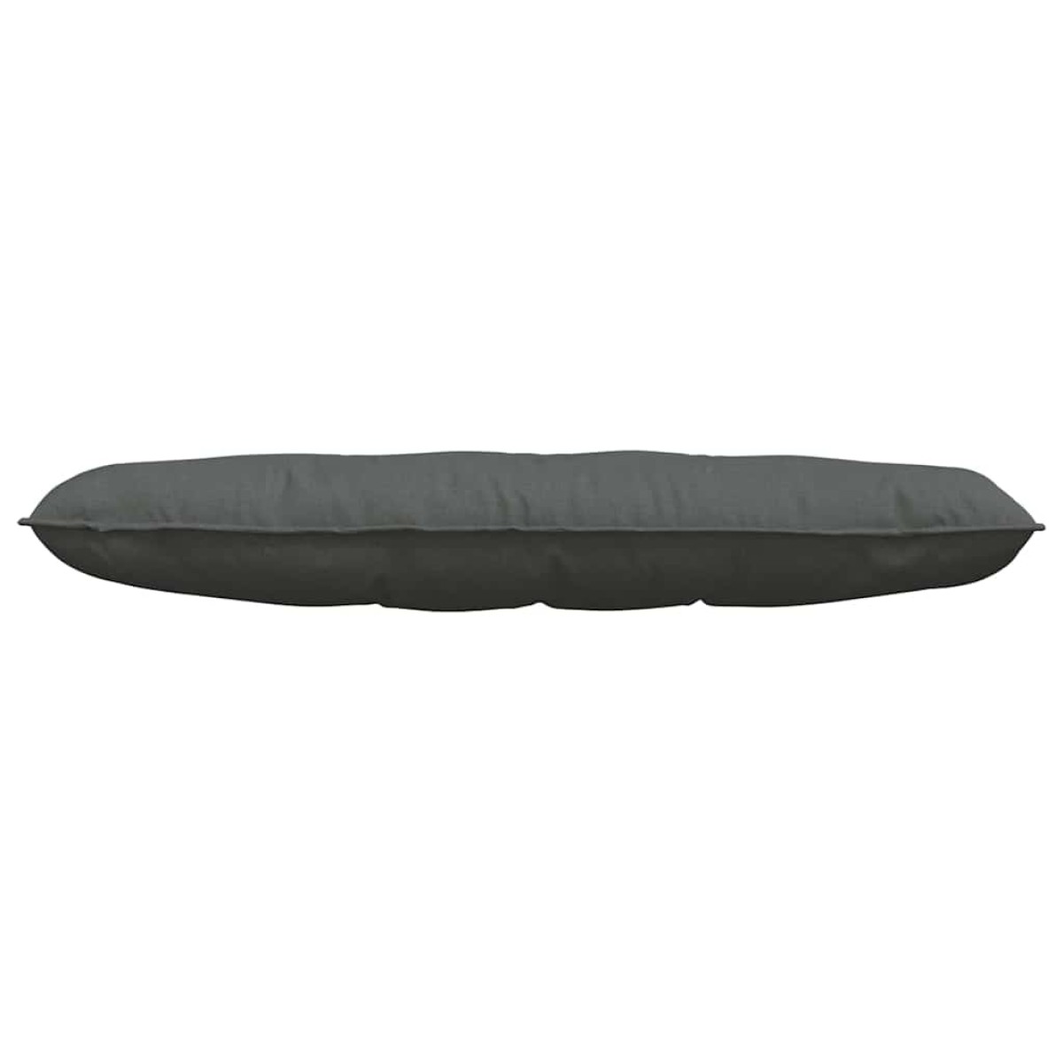 vidaXL Μαξιλάρι Πλάτης Σκούρο Γκρι 140 x 19 x 50 εκ ύφασμα