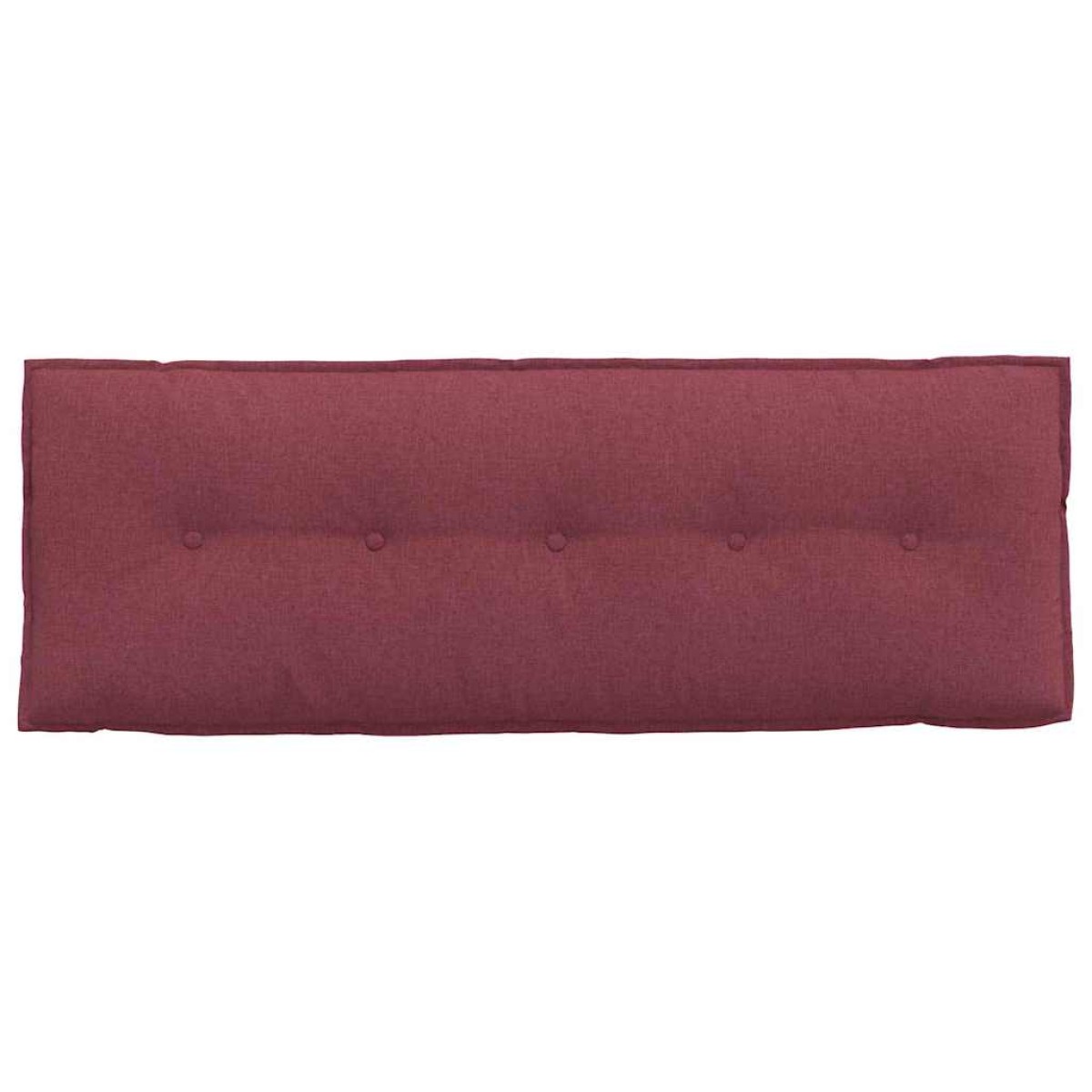 vidaXL Μαξιλάρι Πλάτης Κόκκινο 140 x 19 x 50 εκ ύφασμα