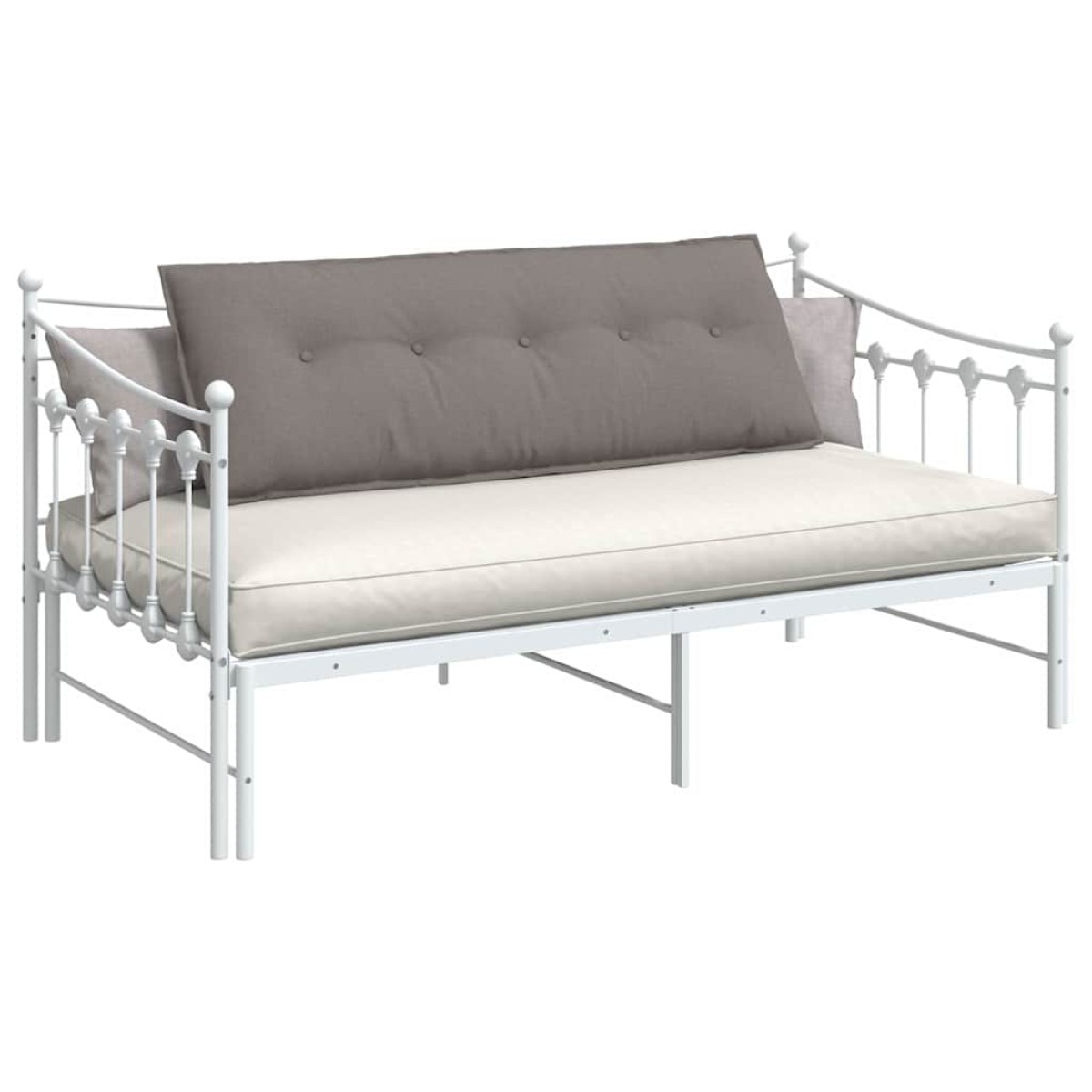 vidaXL Μαξιλάρι Πλάτης Taupe 140 x 19 x 50 εκ ύφασμα