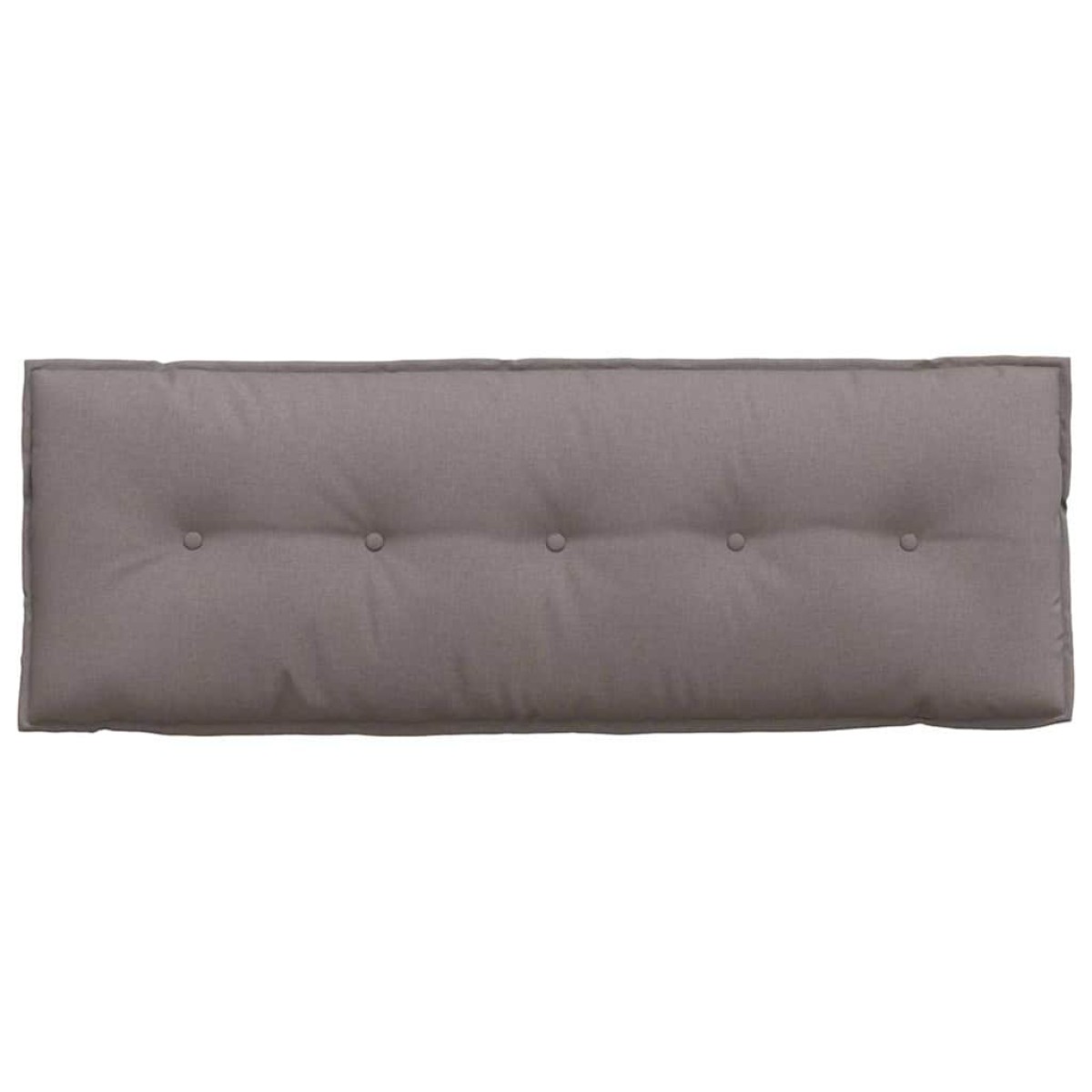 vidaXL Μαξιλάρι Πλάτης Taupe 140 x 19 x 50 εκ ύφασμα
