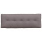 vidaXL Μαξιλάρι Πλάτης Taupe 140 x 19 x 50 εκ ύφασμα