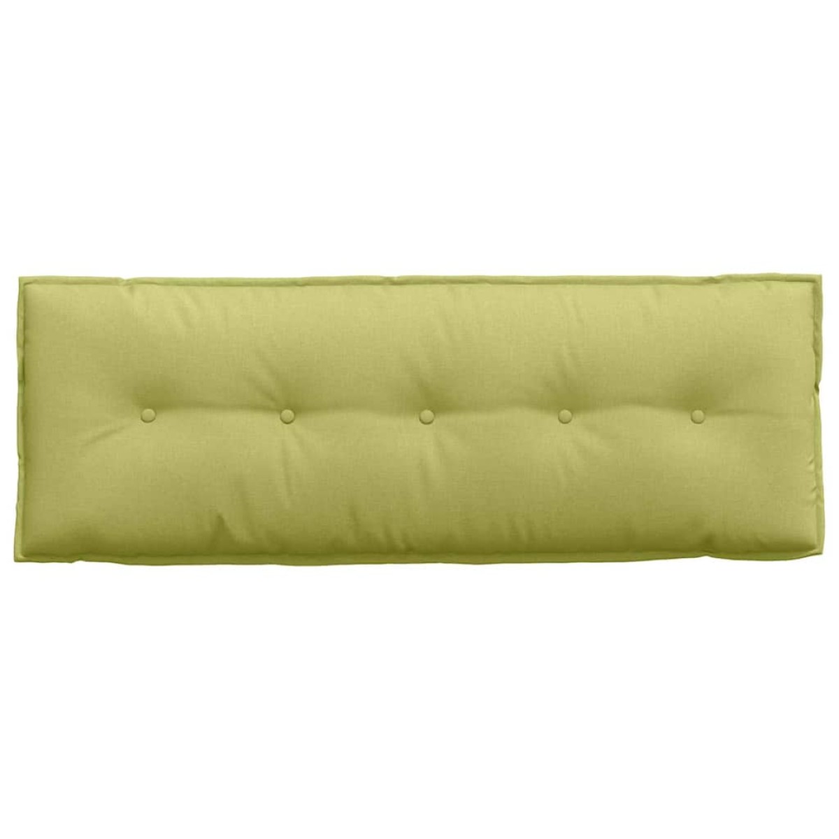 vidaXL Μαξιλάρι Πλάτης Ανοιχτό Πράσινο 140 x 19 x 50 εκ ύφασμα