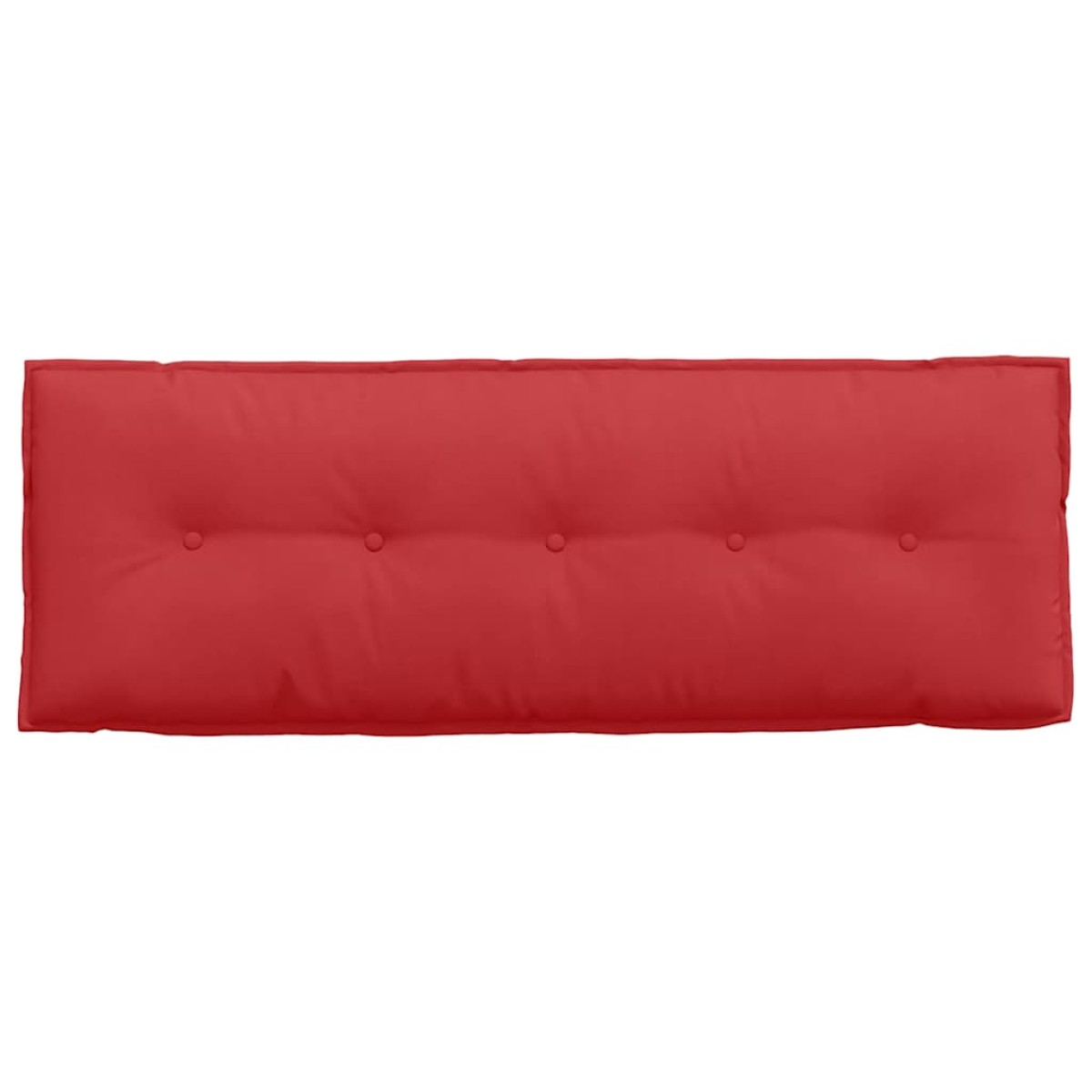 vidaXL Μαξιλάρι Πλάτης Κόκκινο 140 x 19 x 50 εκ ύφασμα