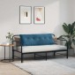 vidaXL Μαξιλάρι Πλάτης Μπλε 140 x 50 cm Υφασμάτινο Κορντουρά