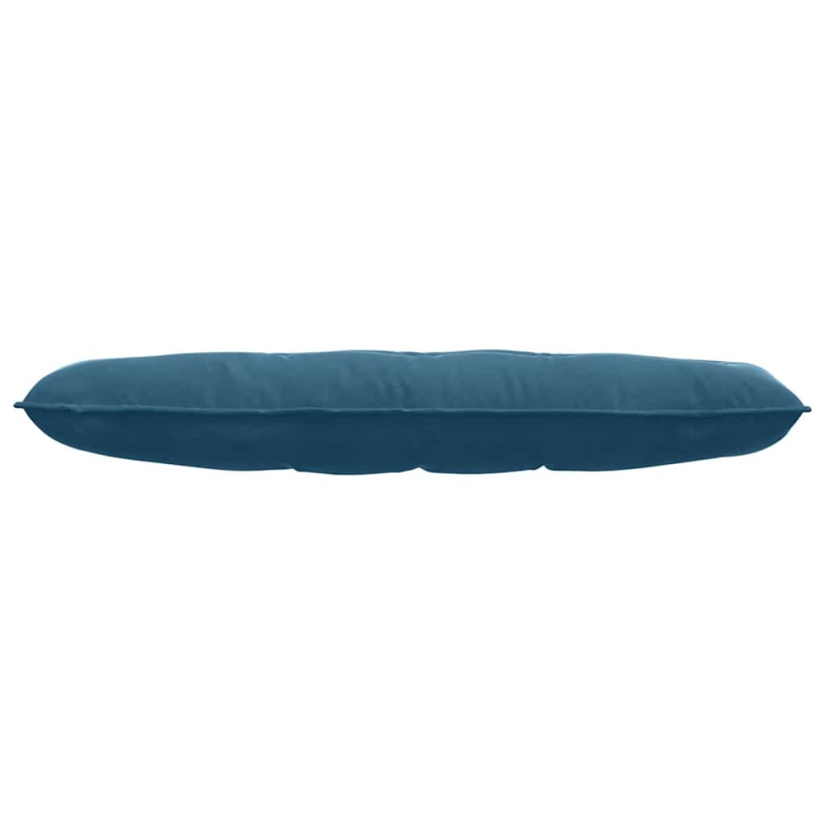 vidaXL Μαξιλάρι Πλάτης Μπλε 140 x 50 cm Υφασμάτινο Κορντουρά